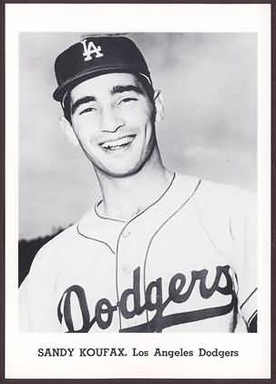 1960 Dodgers PicPac Koufax